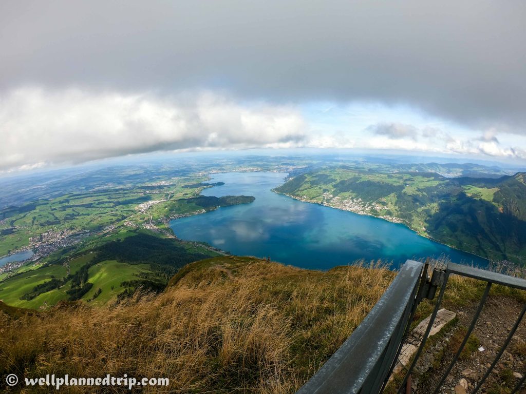View from Mount Rigi Top, Switzerland