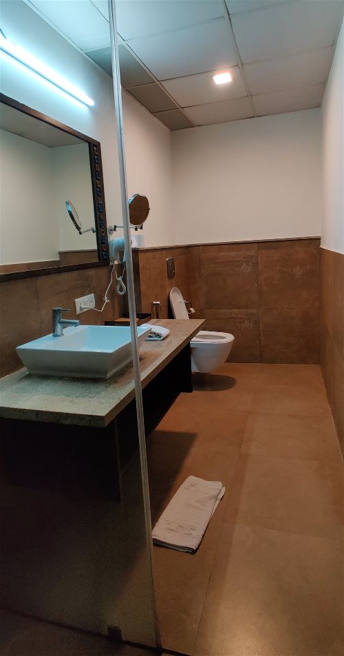 Bathroom, Studio and Suite rooms, Windflower Prakruthi Resort & Spa, Bangalore